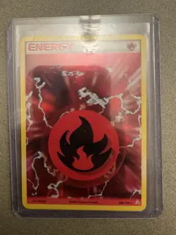 Pokemon Fire Energy 106/110 Holon Phantoms Holo Rare Basic 2006 English Card - Image 3