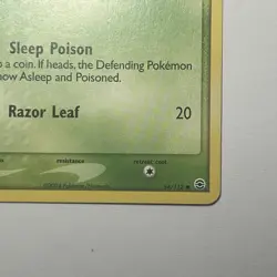 Pokemon Bulbasaur 54/112 EX FireRed & LeafGreen Regular Common English Card LP - Image 4