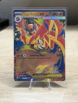 Mega Emboar EX, 031/217, Double Rare, Me: Ascended Heroes, Pokemon TCG, NM - Image 1
