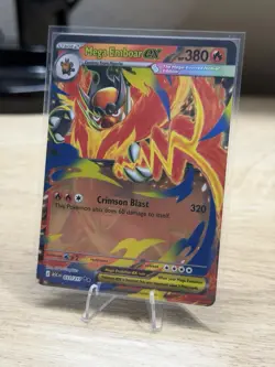 Mega Emboar EX, 031/217, Double Rare, Me: Ascended Heroes, Pokemon TCG, NM - Image 2