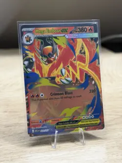 Mega Emboar EX, 031/217, Double Rare, Me: Ascended Heroes, Pokemon TCG, NM - Image 3