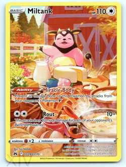 Miltank GG24/GG70 Pokemon Crown Zenith Galarian Gallery Trainer Gallery Rare - Image 1