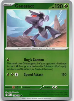 Genesect Rare Phantasmal Flames Reverse Holo 008/094 NM/M Pokemon - Image 1
