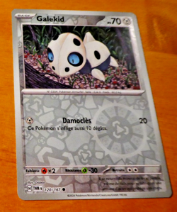 POKEMON MASCARADE CREPUSCULAIRE CARD REVERSE HOLO CARTE 120/167 FR TWM MINT - Image 1