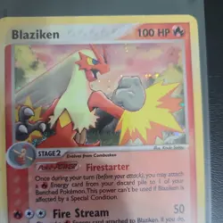 Pokemon TCG Blaziken EX Ruby & Sapphire Holo Rare 3/109 - Image 1