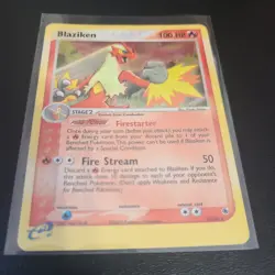 Pokemon TCG Blaziken EX Ruby & Sapphire Holo Rare 3/109 - Image 2