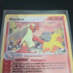 Pokemon TCG Blaziken EX Ruby & Sapphire Holo Rare 3/109 - Image 3