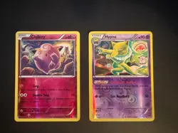 Hypno & Clefairy - XY BREAKPoint Pokemon Reverse Holo Foil MATCHING ART - Image 1