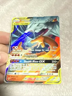 2019 Pokemon Reshiram & Charizard GX SM-Unbroken Bonds Holo 20/214 270 HP💎 - Image 3