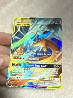 2019 Pokemon Reshiram & Charizard GX SM-Unbroken Bonds Holo 20/214 270 HP💎 - Image 5
