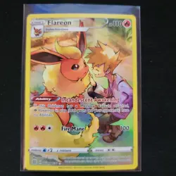 Pokemon TCG- Flareon (TG01)- SWSH09: Brilliant Stars Trainer Gallery- Near Mint - Image 1