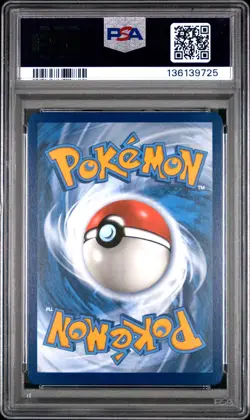 2025 POKEMON DESTINED RIVALS POKEMON CENTER ETB TEAM ROCKET'S WOBBUFFET PSA 9 - Image 2