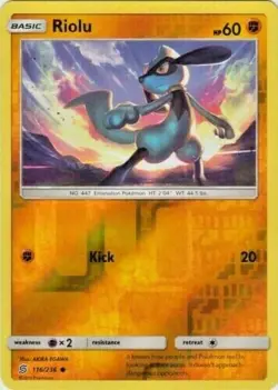 Pokemon - Riolu 116/236- Reverse Holo - Unified Minds - NM/M - Image 1
