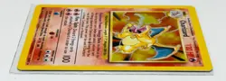 1999 Pokemon Base Set Charizard 4/102 Holo Rare Unlimited Wizards WotC MP - Image 5