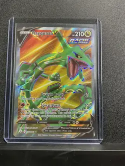 Pokemon SWSH07: Evolving Skies Rayquaza V (Full Art) #193/203 - Image 1