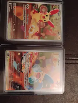 Pokemon TCG Shrouded Fable IR Set Plusle 193/182 and Minun 194/182 NM Condition - Image 1