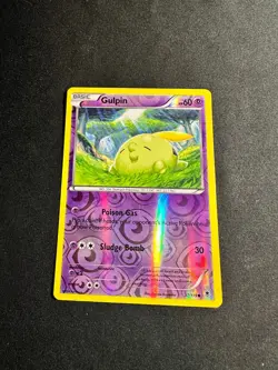Gulpin 37/119 XY Phantom Forces Reverse Holo Pokemon TCG LP - Image 1