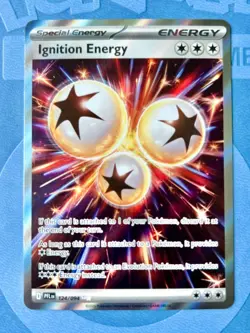 Ignition Energy 124/094 Ultra Rare Full Art Phantasmal Flames Pokemon TCG NM - Image 1