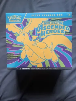 Pokemon Mega Evolution Ascended Heroes Elite Trainer Box Dragonite Zekrom - Image 1