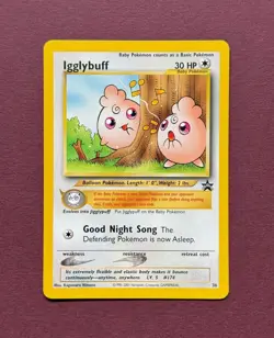 Pokemon 2001 Black Star Promo #36 Igglybuff, Wizards of the Coast Vintage - Image 1