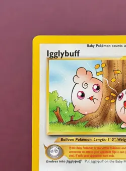 Pokemon 2001 Black Star Promo #36 Igglybuff, Wizards of the Coast Vintage - Image 2