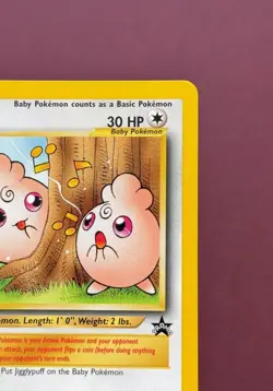 Pokemon 2001 Black Star Promo #36 Igglybuff, Wizards of the Coast Vintage - Image 3