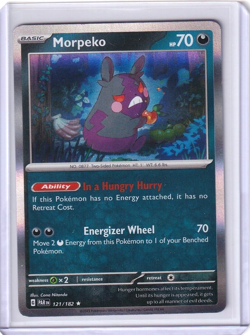 Morpeko Holo Rare #121 Pokemon 2023 Paradox Rift TCG - Image 1