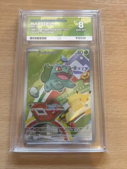 Pokemon ACE 8 Bulbasaur MEP 037 First Partner Illustration Promo 30th - Image 1