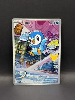 Piplup 042 PROMO BLACK STAR HOLO FIRST PARTNER ILLUSTRATION Pokemon English Foil - Image 3