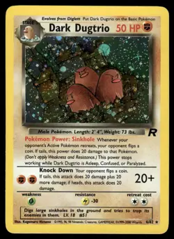 Dark Dugtrio 6/82 Team Rocket Holo Rare NM EBAY LIVE FRIDAY - Image 1