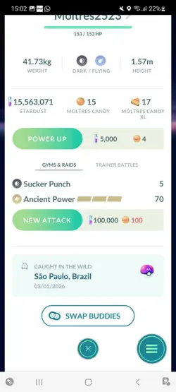 Pokemon Go Legendary Galerian Moltres ( Normal ) - Image 2