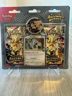 Pokemon Ascended Heroes 4-Pack Blister Lot Sealed Promos Coins Included - Image 3