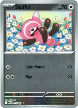 Stufful (Reverse Holo) 111/132 - Mega Evolution - Pokemon - NM/M - Image 1