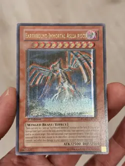Yugioh Misprint Foil Shift Ultimate Rare Earthbound Immortal Asclla Piscu 1st LP - Image 5