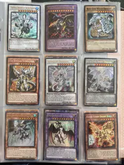 Yu-Gi-Oh Dragon Lot 18 Cards Blue-Eyes Stardust Trishula Bystial Lubellion +More - Image 1