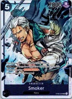 Smoker - ST06-004 - Super Rare - English - Near Mint - One Piece CCG - Image 1