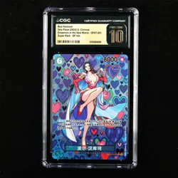 CGC 10 PRISTINE 2024 One Piece CHN Boa Hancock OP07-051 SR SP Ver. #2 - Image 2