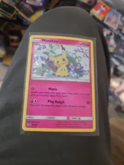 Mimikyu SM163 Holo Pokemon Sun & Moon Team Up Black Star Blister Promo Card - Image 1