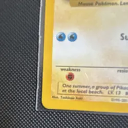 Surfing Pikachu Promo 28/53 Wotc Promo 2001 Basic 50HP Regular Pokemon Card - Image 5