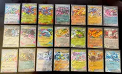 Pokemon EX Lot - 21 cards from Scarlet and Violet and Mega Evolutions sets - Image 1