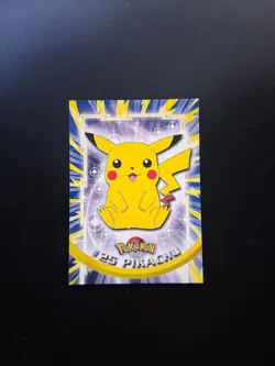 Pikachu #25 Topps Green Label TV Animation Edition NM Vintage Pokemon Card - Image 1