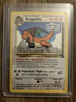 3 x Pokemon WOTC Movie Promos - Rare Vintage Pokemon Cards Mew/Dragonite/Pikachu - Image 4