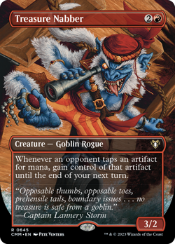 Treasure Nabber (Borderless) #645 (Foil) (DMG) Commander Masters CMM Magic MTG - Image 1