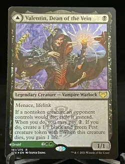 MTG Strixhaven Foil Valentin, Dean of the Vein / Lisette, Dean of Root - Rare - Image 1