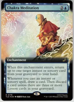 MTG Chakra Meditation Extended Foil NM Avatar Last Airbender Eternal Magic 179 - Image 1