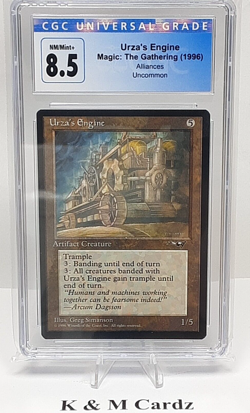 MTG - Alliances - Urza's Engine - Graded - CGC 8.5 - Vintage - Image 1