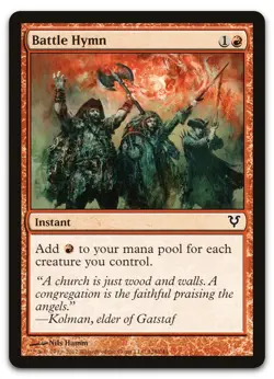 Battle Hymn #128 (NM) Avacyn Restored AVR Magic MTG - Image 1