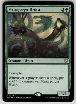Managorger Hydra Rare Commander: Bloomburrow 230 MTG Near Mint - Image 1