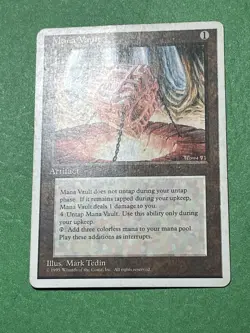 **Mana Vault** ~4th Edition~ MTG: Magic the Gathering, Heavy Play (HP) - Image 3