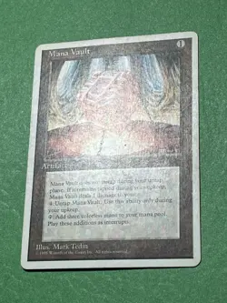 **Mana Vault** ~4th Edition~ MTG: Magic the Gathering, Heavy Play (HP) - Image 4